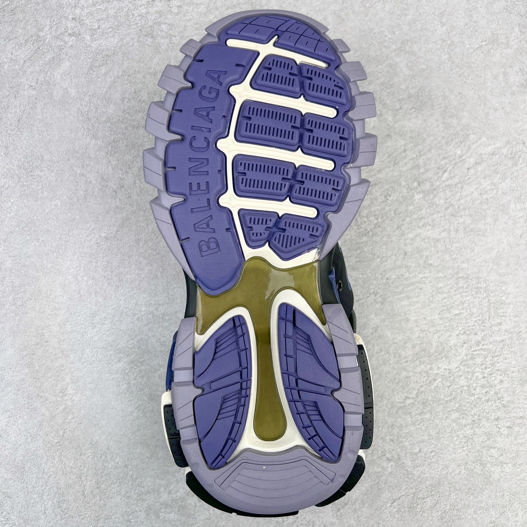  Balenciaga 巴黎世家 Track 1.0  舒适百搭 老爹鞋 运动 复古板鞋 休闲鞋 男鞋 女鞋 白紫色 542436W1GB95162