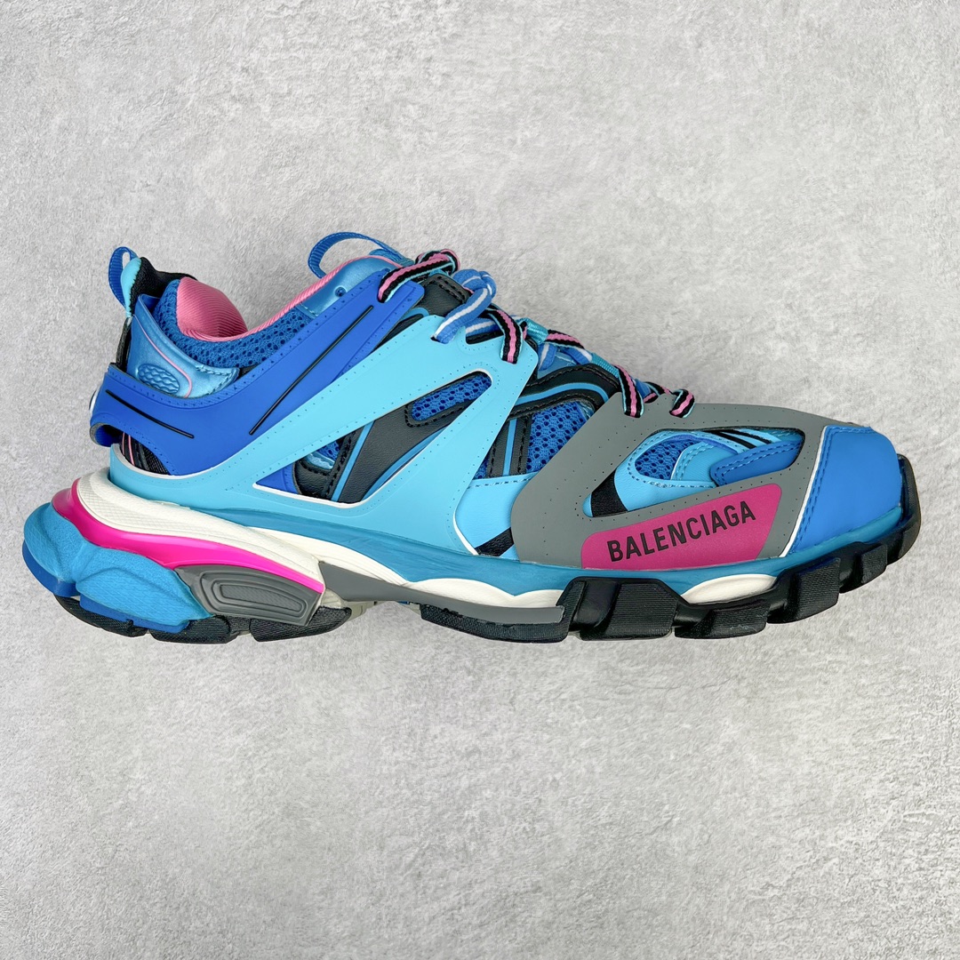  Balenciaga 巴黎世家 Track 1.0  舒适百搭 老爹鞋 运动 复古板鞋 休闲鞋 男鞋 女鞋 蓝粉 542436W1GB54162