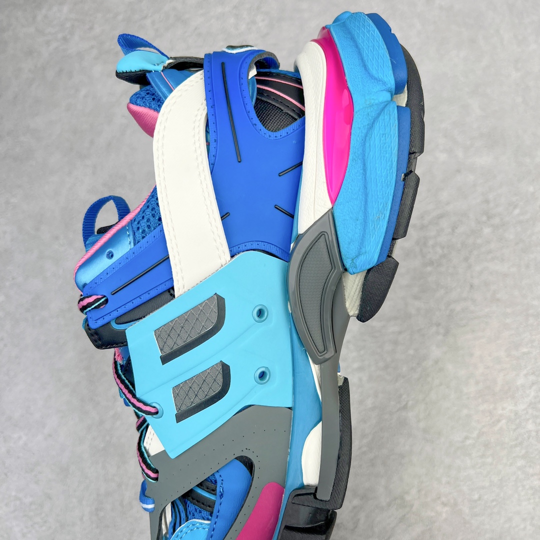  Balenciaga 巴黎世家 Track 1.0  舒适百搭 老爹鞋 运动 复古板鞋 休闲鞋 男鞋 女鞋 蓝粉 542436W1GB54162
