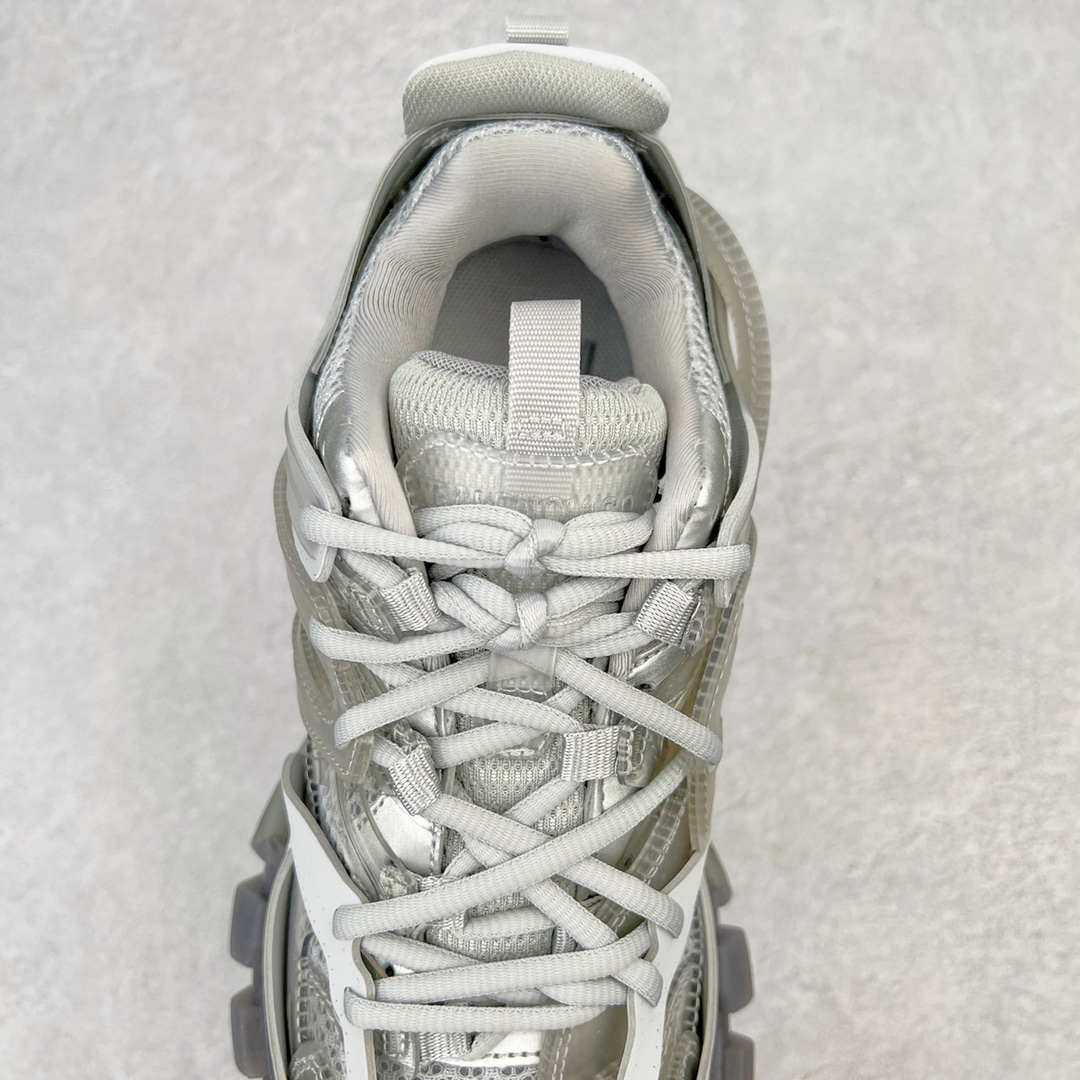  Balenciaga 巴黎世家 Track 1.0  Clear So 舒适百搭 老爹鞋 运动 复古板鞋 休闲鞋 男鞋 女鞋 透明底 灰白  647742W3BM41200