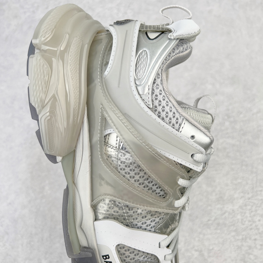  Balenciaga 巴黎世家 Track 1.0  Clear So 舒适百搭 老爹鞋 运动 复古板鞋 休闲鞋 男鞋 女鞋 透明底 灰白  647742W3BM41200
