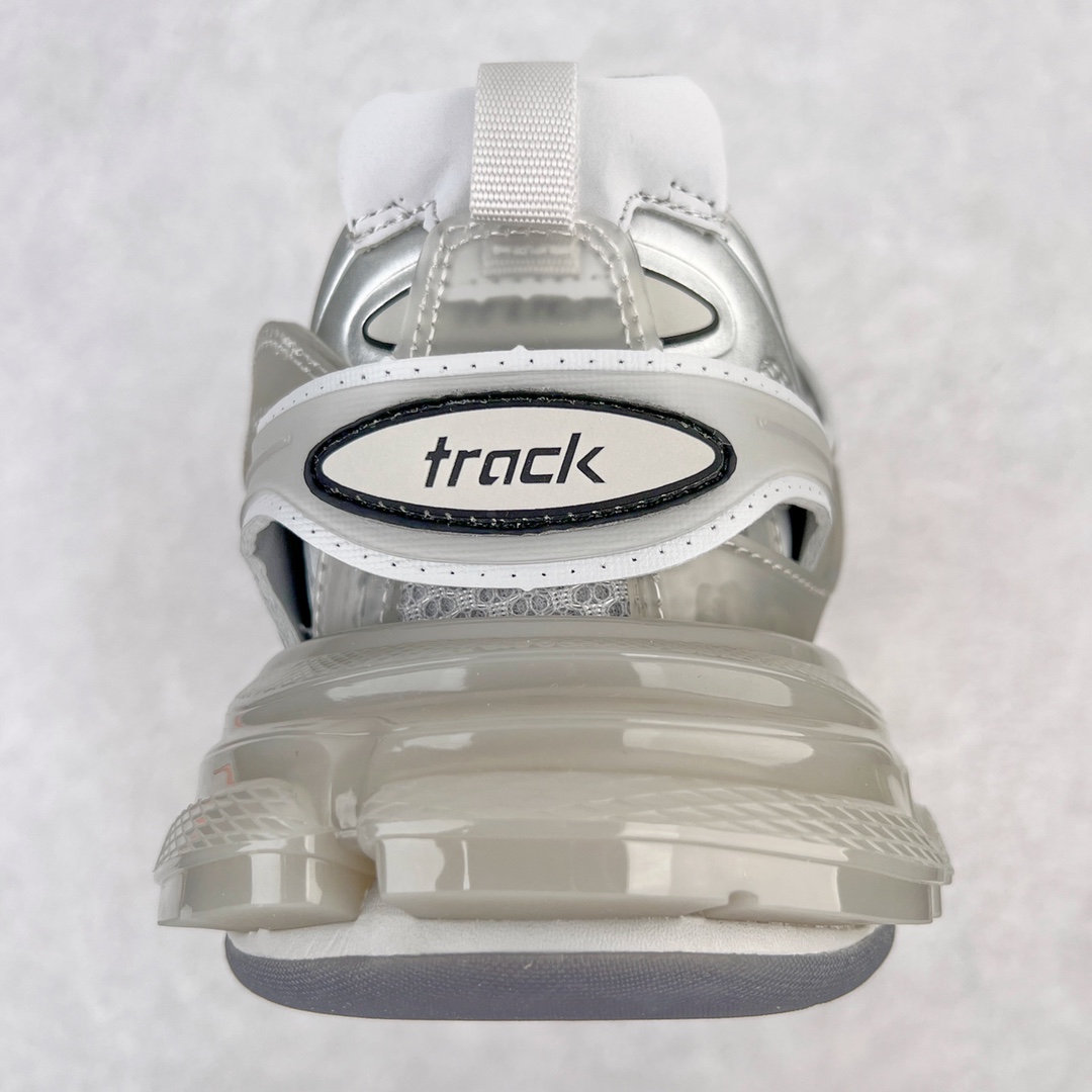  Balenciaga 巴黎世家 Track 1.0  Clear So 舒适百搭 老爹鞋 运动 复古板鞋 休闲鞋 男鞋 女鞋 透明底 灰白  647742W3BM41200