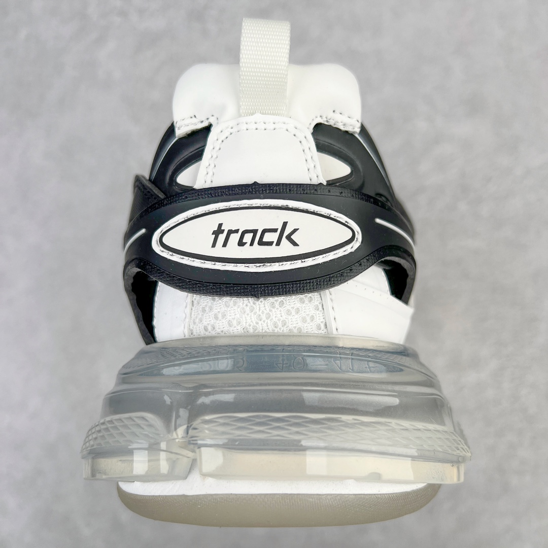  Balenciaga 巴黎世家 Track 1.0  Clear So 舒适百搭 老爹鞋 运动 复古板鞋 休闲鞋 男鞋 女鞋 透明底  黑白拼色 647742W3BZ29010