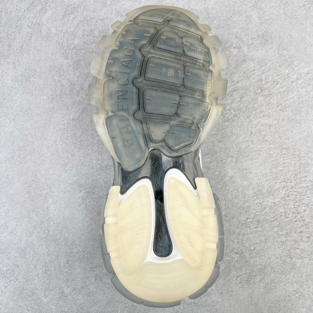  Balenciaga 巴黎世家 Track 1.0  Clear So 舒适百搭 老爹鞋 运动 复古板鞋 休闲鞋 男鞋 女鞋 透明底  黑白拼色 647742W3BZ29010