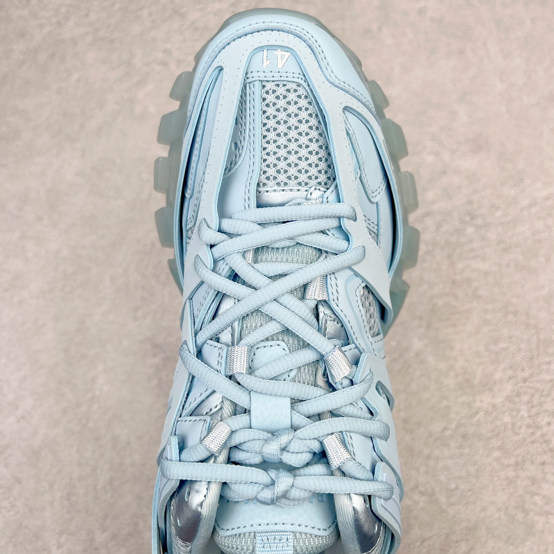 Balenciaga 巴黎世家 Track 1.0  Clear So 舒适百搭 老爹鞋 运动 复古板鞋 休闲鞋 男鞋 女鞋 透明底  蓝色 647741W3BM24200