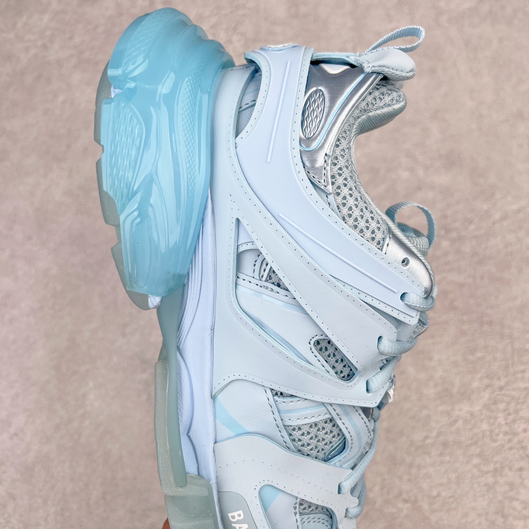 Balenciaga 巴黎世家 Track 1.0  Clear So 舒适百搭 老爹鞋 运动 复古板鞋 休闲鞋 男鞋 女鞋 透明底  蓝色 647741W3BM24200