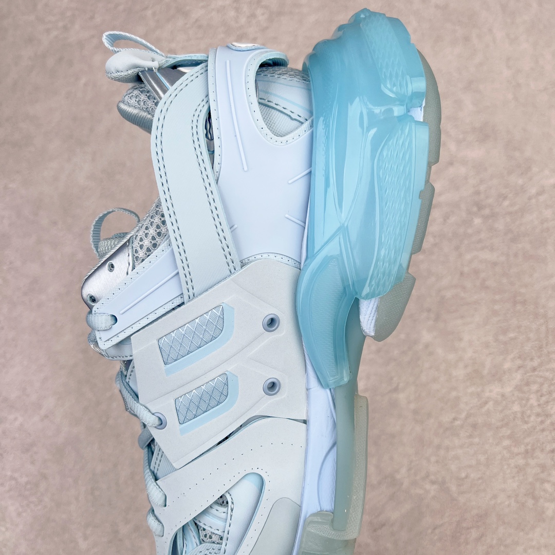 Balenciaga 巴黎世家 Track 1.0  Clear So 舒适百搭 老爹鞋 运动 复古板鞋 休闲鞋 男鞋 女鞋 透明底  蓝色 647741W3BM24200