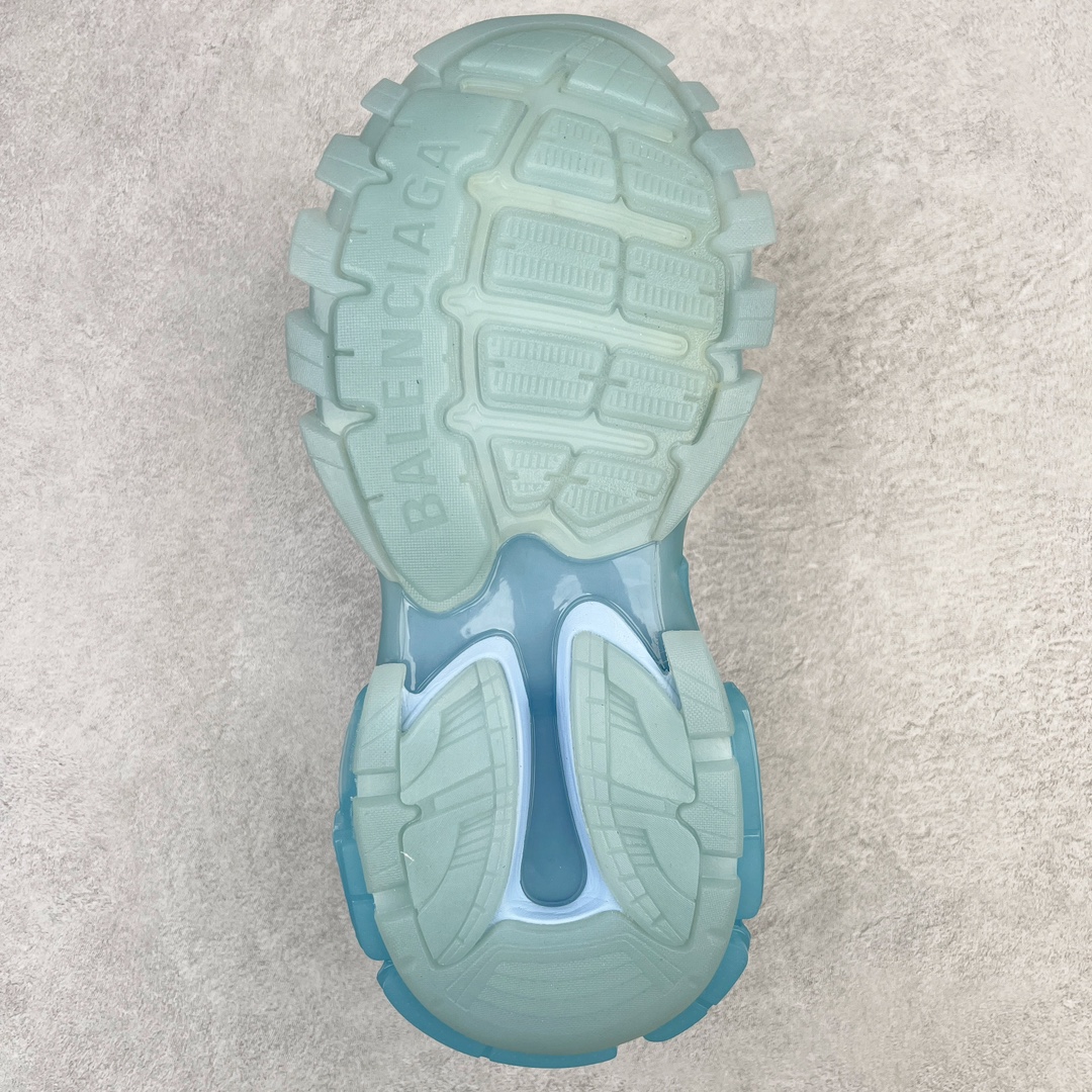 Balenciaga 巴黎世家 Track 1.0  Clear So 舒适百搭 老爹鞋 运动 复古板鞋 休闲鞋 男鞋 女鞋 透明底  蓝色 647741W3BM24200