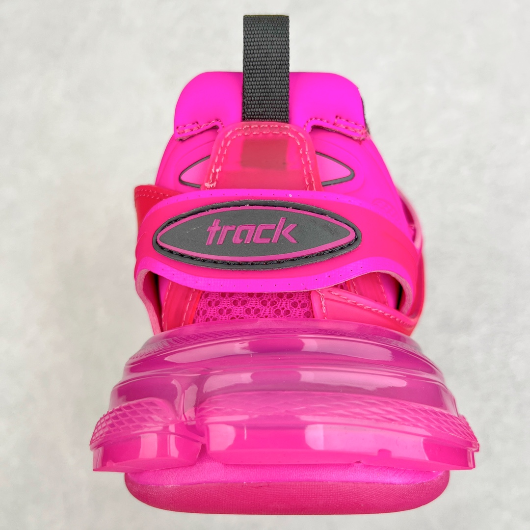 Balenciaga 巴黎世家 Track 1.0  Clear So 舒适百搭 老爹鞋 运动 复古板鞋 休闲鞋 男鞋 女鞋 透明底 深粉色 647741W3BM55510