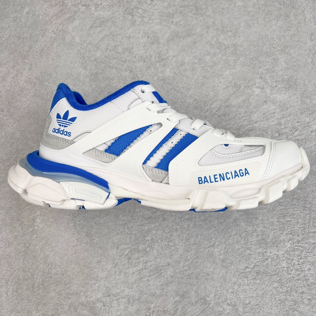  Adidas Balenciaga 巴黎世家 Track 1.0  舒适百搭 老爹鞋 运动 复古板鞋 休闲鞋 男鞋 女鞋  白蓝 741107W3CZ19040
