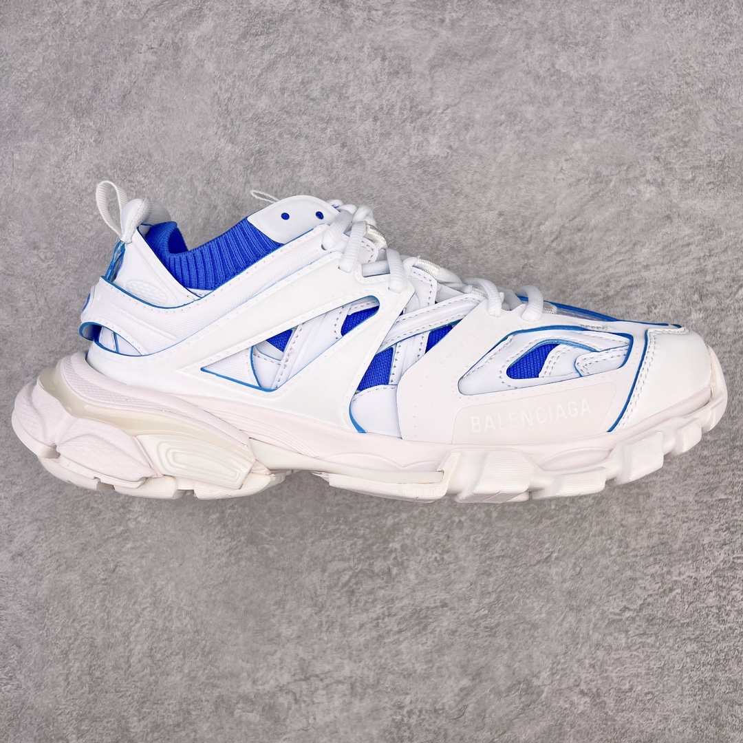  Balenciaga 巴黎世家 Track 1.0  舒适百搭 老爹鞋 运动 复古板鞋 休闲鞋 男鞋 女鞋 蓝白色 736330W3SKC9040