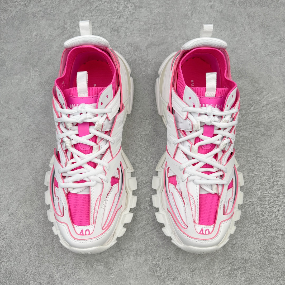 Balenciaga 巴黎世家 Track 1.0  舒适百搭 老爹鞋 运动 复古板鞋 休闲鞋 男鞋 女鞋 白粉 736328W3SKC9055