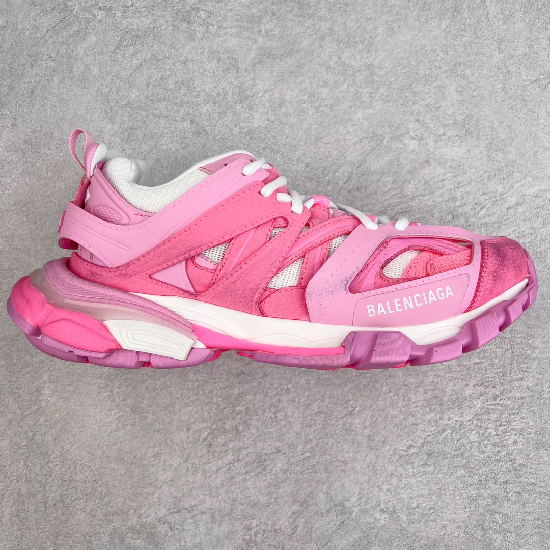 Balenciaga 巴黎世家 Track 1.0  舒适百搭 老爹鞋 运动 复古板鞋 休闲鞋 男鞋 女鞋 粉色 做旧 542436W3SU55090
