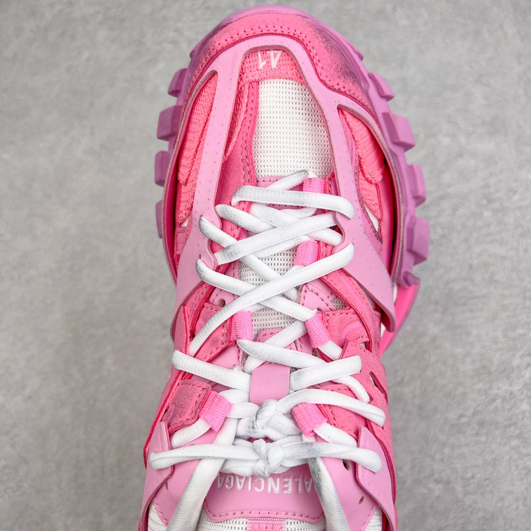 Balenciaga 巴黎世家 Track 1.0  舒适百搭 老爹鞋 运动 复古板鞋 休闲鞋 男鞋 女鞋 粉色 做旧 542436W3SU55090