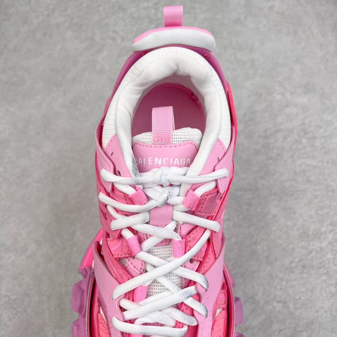 Balenciaga 巴黎世家 Track 1.0  舒适百搭 老爹鞋 运动 复古板鞋 休闲鞋 男鞋 女鞋 粉色 做旧 542436W3SU55090