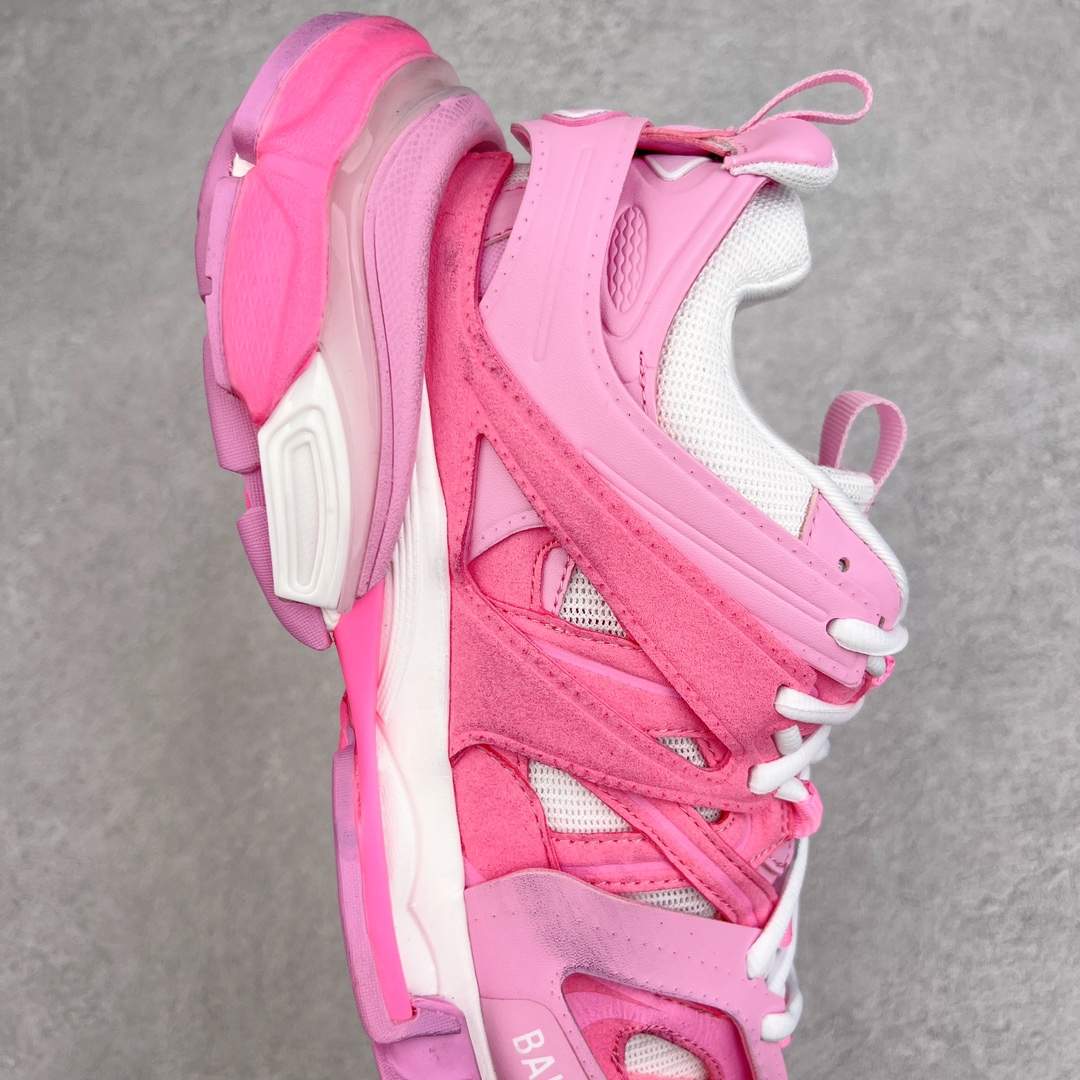 Balenciaga 巴黎世家 Track 1.0  舒适百搭 老爹鞋 运动 复古板鞋 休闲鞋 男鞋 女鞋 粉色 做旧 542436W3SU55090
