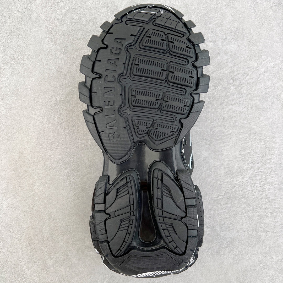 Balenciaga 巴黎世家 Track 1.0  舒适百搭 老爹鞋 运动 复古板鞋 休闲鞋 男鞋 女鞋 黑色 涂鸦 542023W3SRA1090