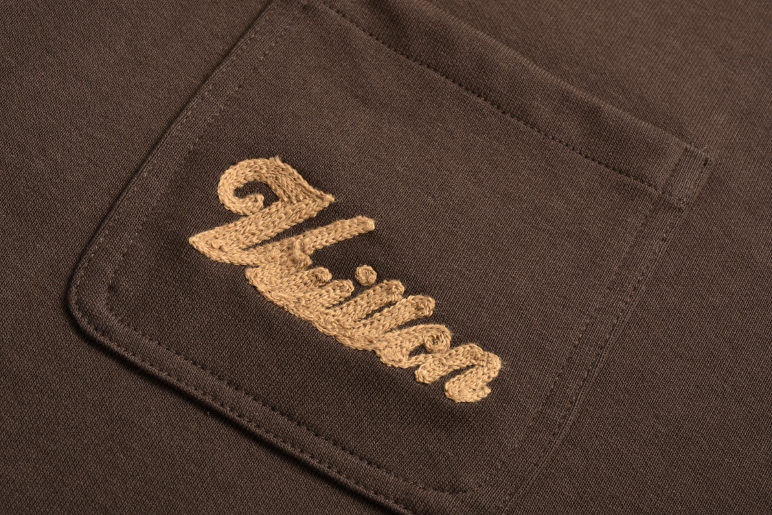 LOUIS VUITTON 路易威登 Tyler SS24 字母刺绣单排扣休闲夹克 外套 巧克力色 1AFQ33