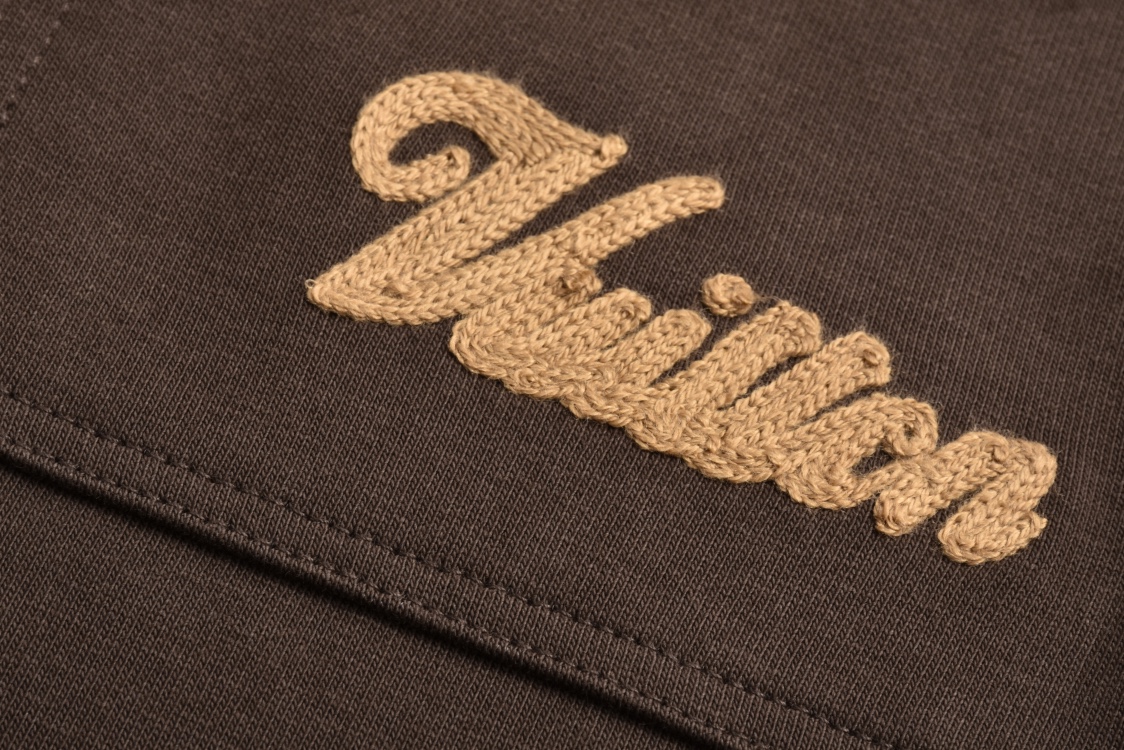 LOUIS VUITTON 路易威登 Tyler 联名款 SS24 字母刺绣 长裤 休闲裤 裤子 巧克力色 1AFQ43