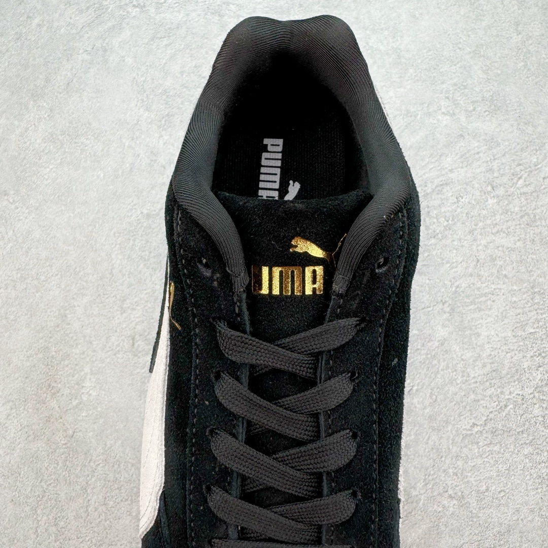  PUMA  Speedcat  圆头系带 二层绒面皮防滑耐磨 低筒 舒适时尚 赛车 跑步鞋 休闲鞋 波鞋 黑色 398846-01