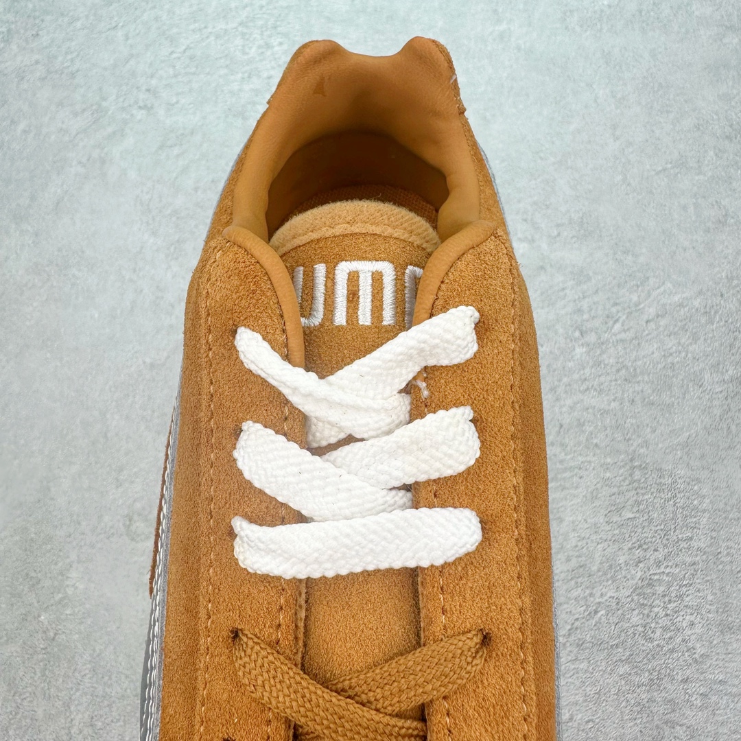  PUMA  Speedcat  圆头系带 二层绒面皮防滑耐磨 低筒 舒适时尚 赛车 跑步鞋 休闲鞋 波鞋 沙漠黄 398846 