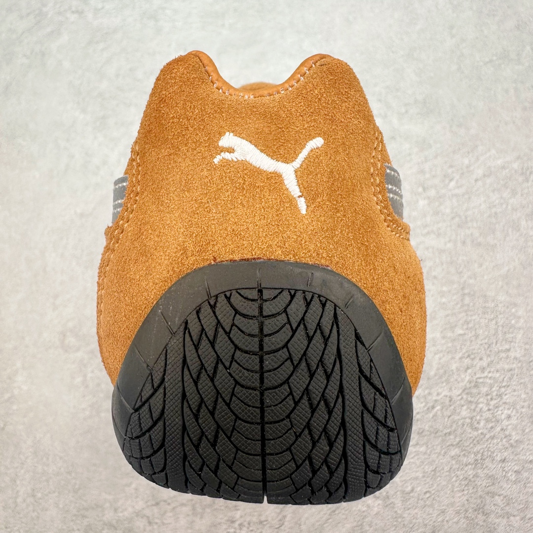  PUMA  Speedcat  圆头系带 二层绒面皮防滑耐磨 低筒 舒适时尚 赛车 跑步鞋 休闲鞋 波鞋 沙漠黄 398846 