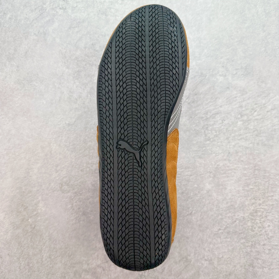  PUMA  Speedcat  圆头系带 二层绒面皮防滑耐磨 低筒 舒适时尚 赛车 跑步鞋 休闲鞋 波鞋 沙漠黄 398846 