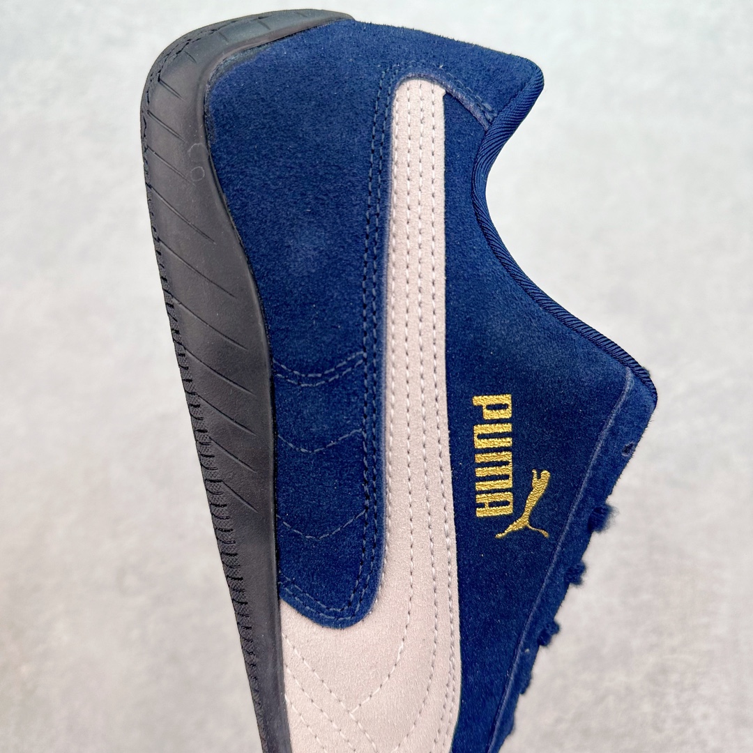 PUMA  Speedcat  圆头系带 二层绒面皮防滑耐磨 低筒 舒适时尚 赛车 跑步鞋 休闲鞋 波鞋 蓝色 398846 