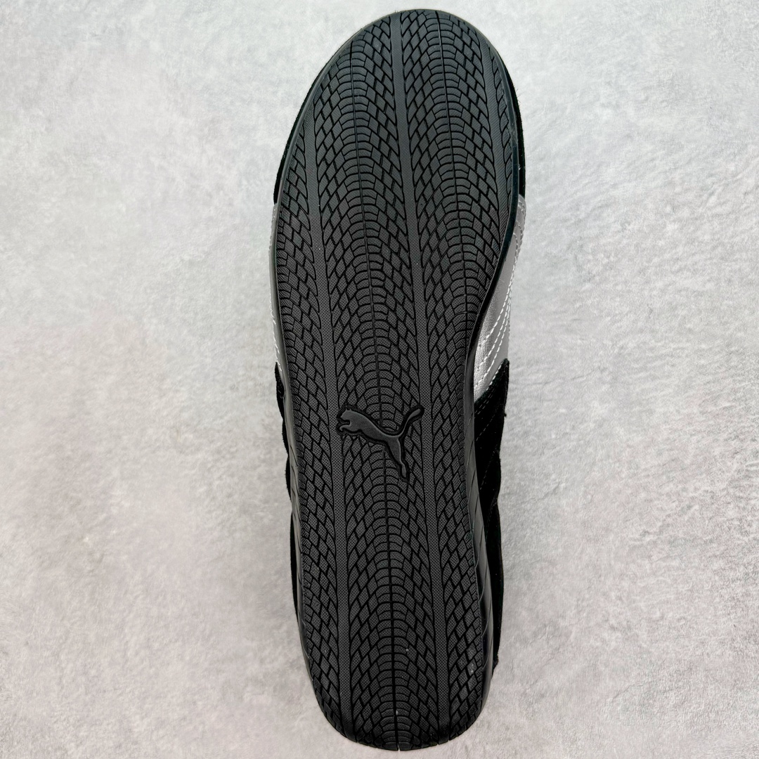 Open YY Collection PUMA  Speedcat  圆头系带 二层绒面皮防滑耐磨 低筒 舒适时尚 赛车 跑步鞋 休闲鞋 波鞋 黑色 397397-01