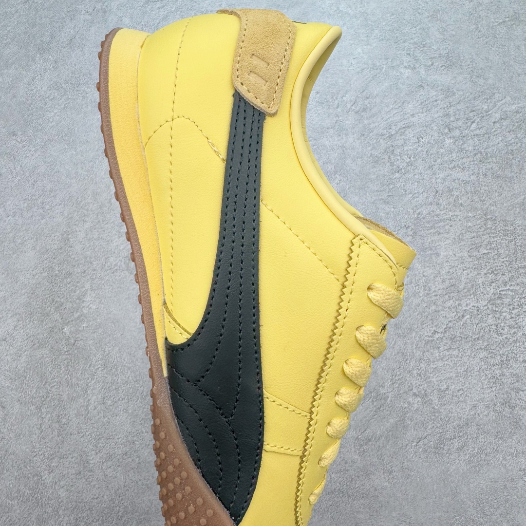  PUMA  Bella UT  彪马 圆头系带 二层绒面皮防滑耐磨 低筒 舒适时尚 赛车 跑步鞋 休闲鞋 波鞋 黄色 402186-05