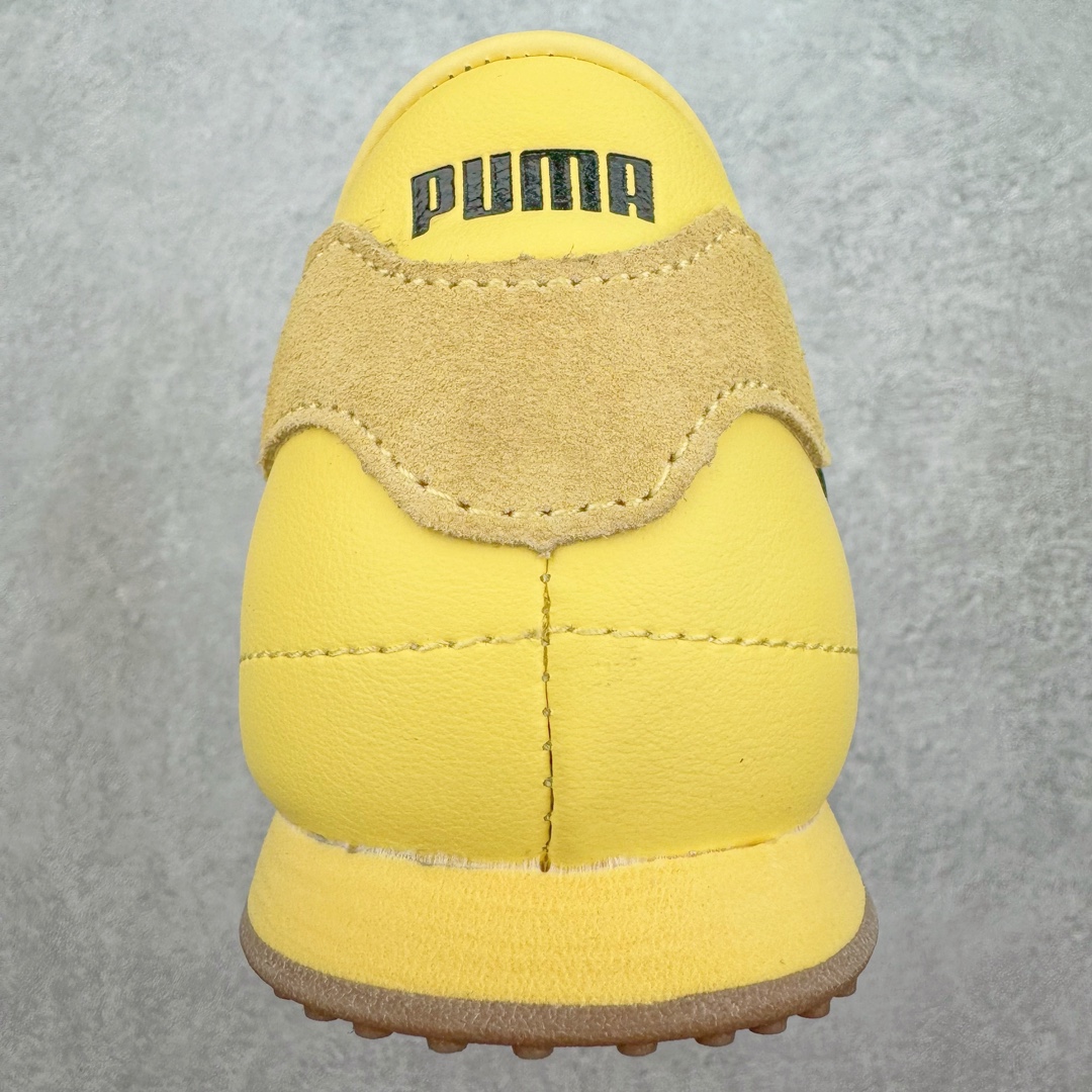  PUMA  Bella UT  彪马 圆头系带 二层绒面皮防滑耐磨 低筒 舒适时尚 赛车 跑步鞋 休闲鞋 波鞋 黄色 402186-05