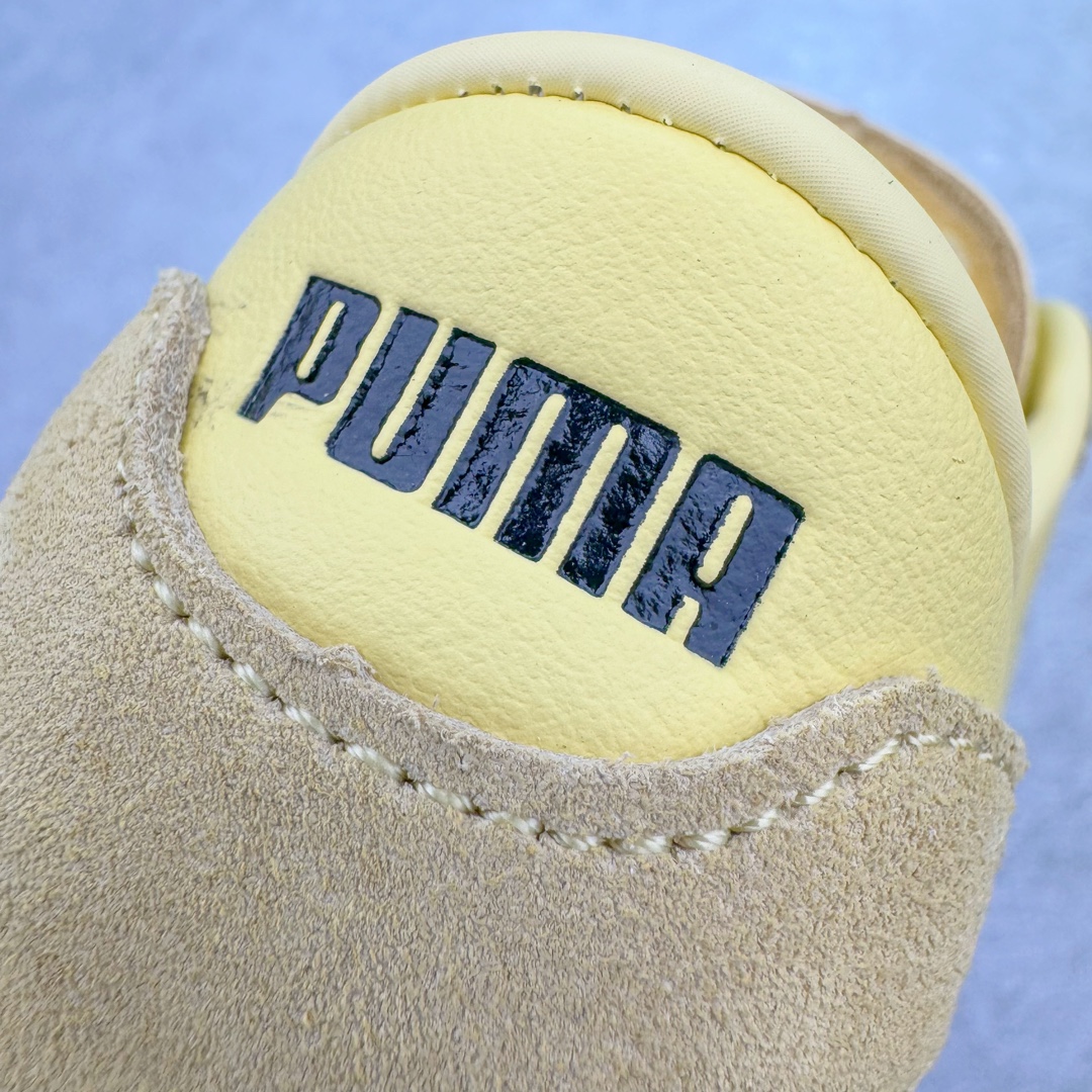  PUMA  Bella UT  彪马 圆头系带 二层绒面皮防滑耐磨 低筒 舒适时尚 赛车 跑步鞋 休闲鞋 波鞋 黄色 402186-05