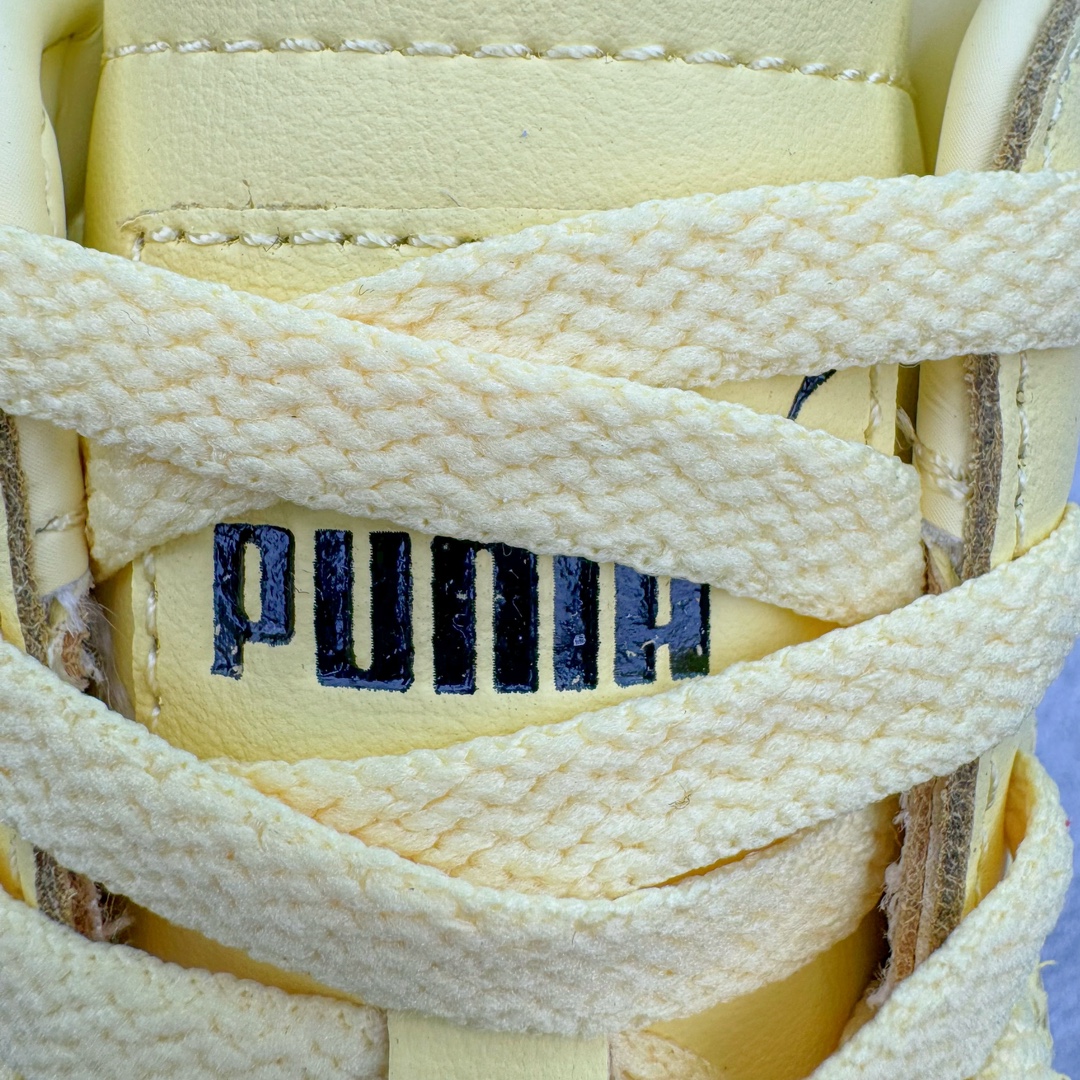  PUMA  Bella UT  彪马 圆头系带 二层绒面皮防滑耐磨 低筒 舒适时尚 赛车 跑步鞋 休闲鞋 波鞋 黄色 402186-05