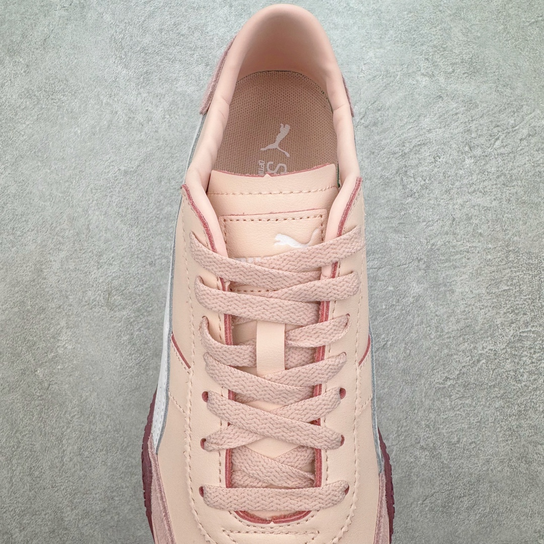  PUMA  Bella UT  彪马 圆头系带 二层绒面皮防滑耐磨 低筒 舒适时尚 赛车 跑步鞋 休闲鞋 波鞋 粉色 402186-04