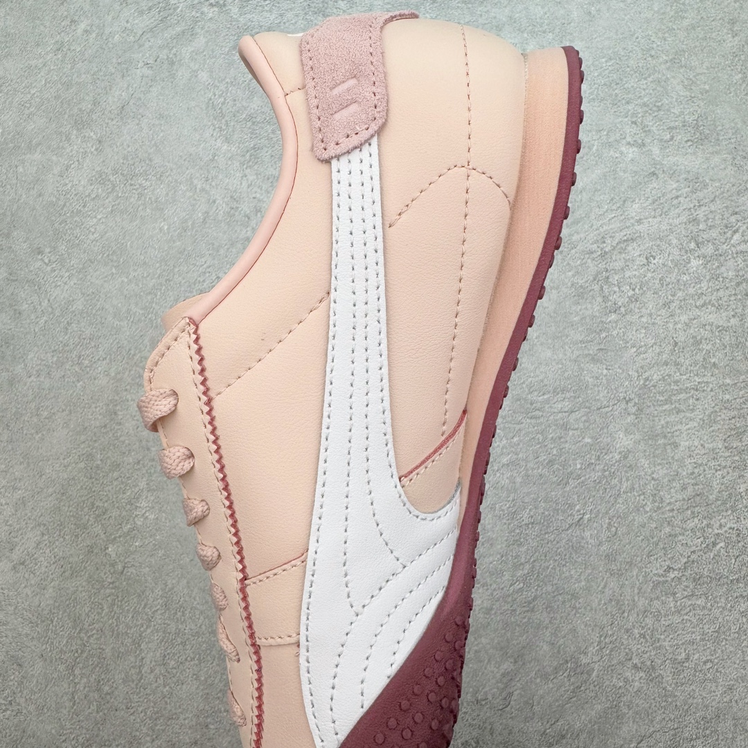  PUMA  Bella UT  彪马 圆头系带 二层绒面皮防滑耐磨 低筒 舒适时尚 赛车 跑步鞋 休闲鞋 波鞋 粉色 402186-04