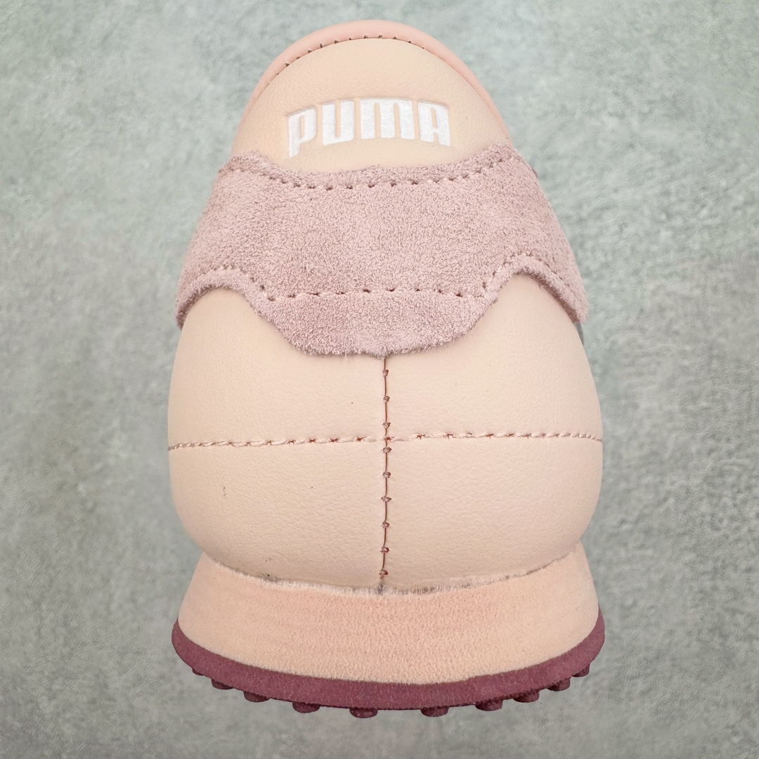  PUMA  Bella UT  彪马 圆头系带 二层绒面皮防滑耐磨 低筒 舒适时尚 赛车 跑步鞋 休闲鞋 波鞋 粉色 402186-04