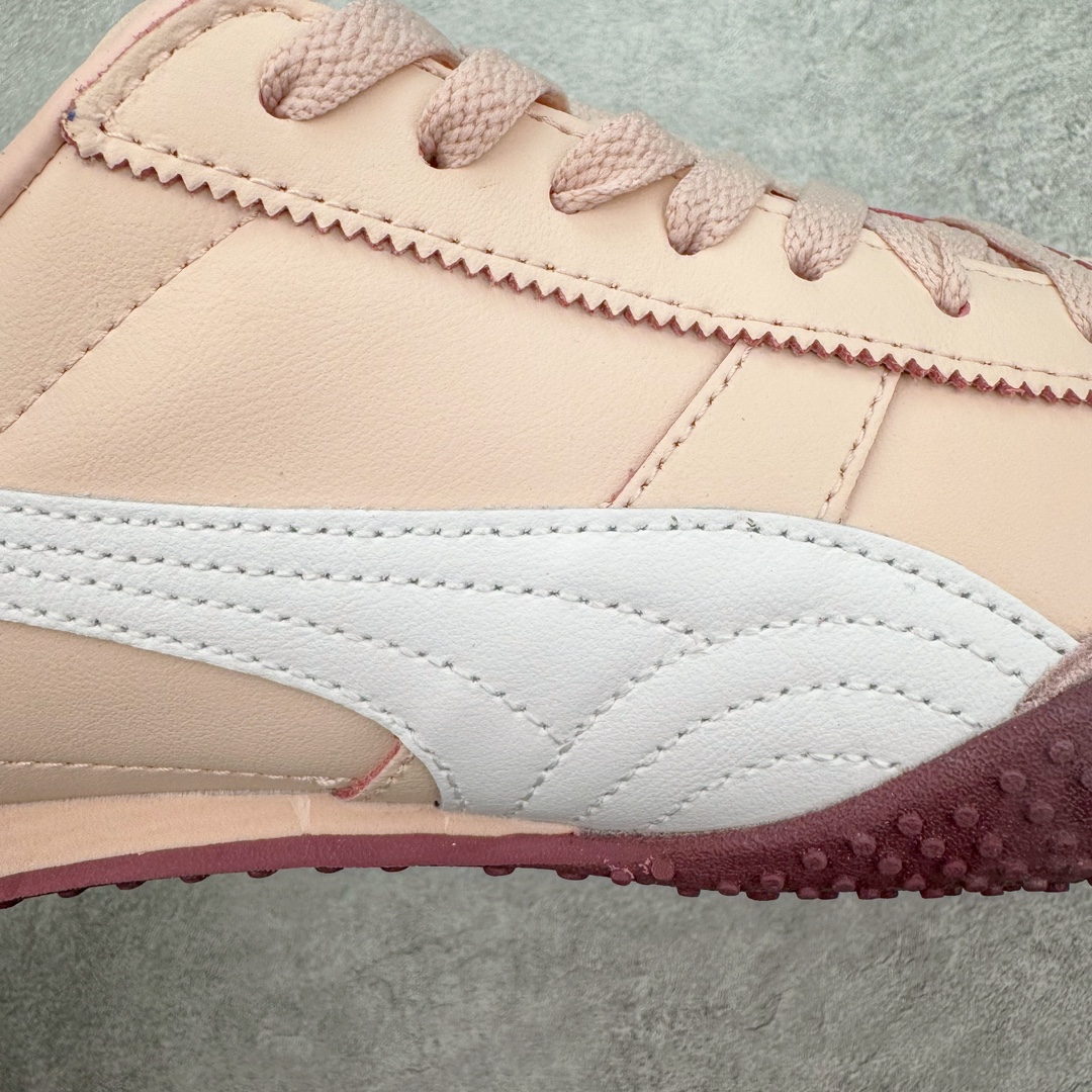  PUMA  Bella UT  彪马 圆头系带 二层绒面皮防滑耐磨 低筒 舒适时尚 赛车 跑步鞋 休闲鞋 波鞋 粉色 402186-04