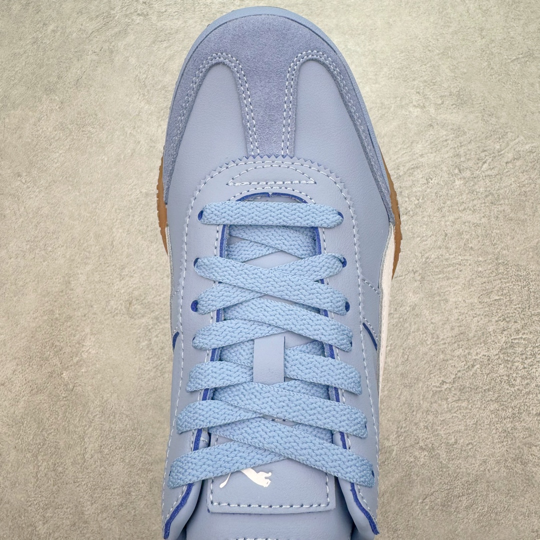 PUMA  Bella UT  彪马 圆头系带 二层绒面皮防滑耐磨 低筒 舒适时尚 赛车 跑步鞋 休闲鞋 波鞋 蓝色 402186-02