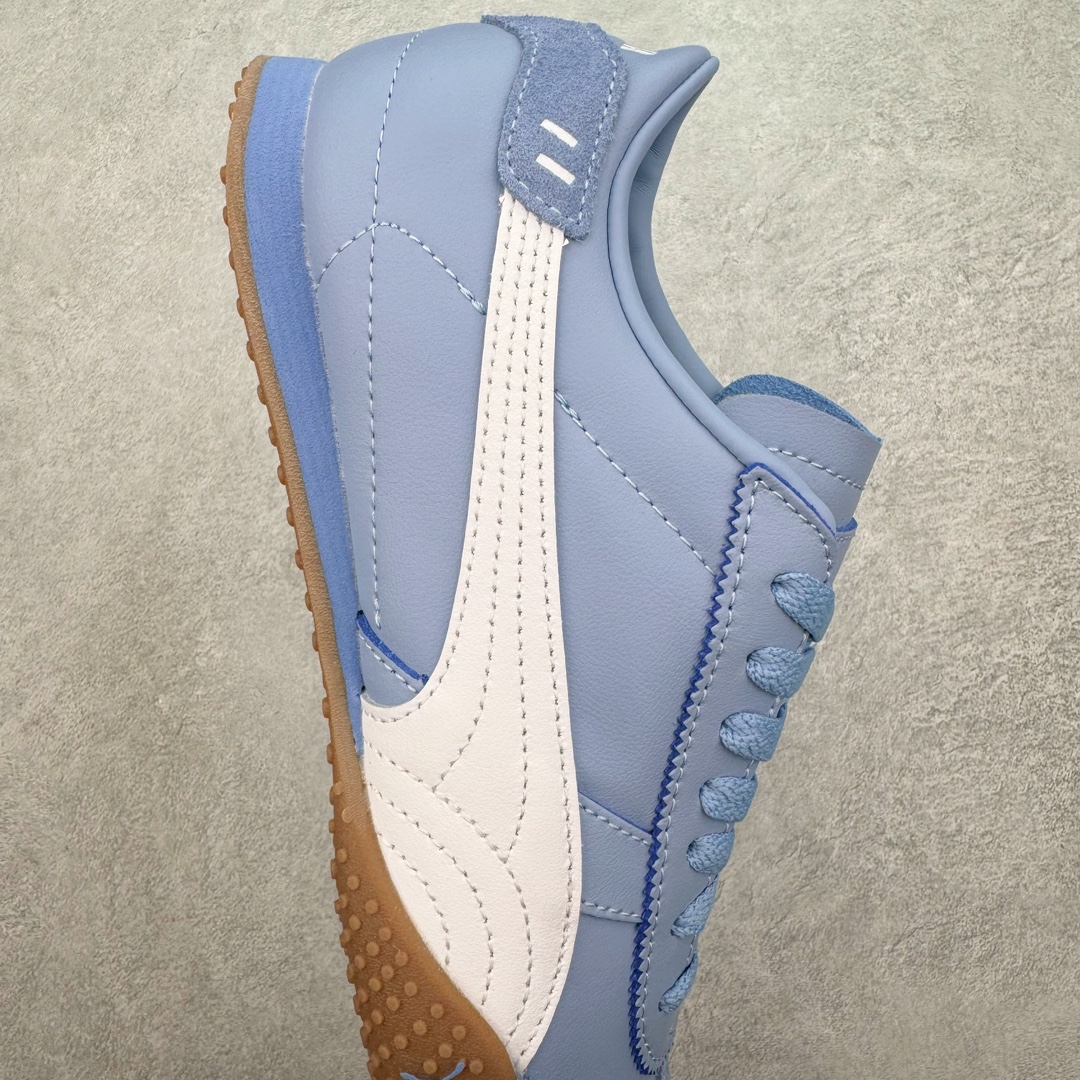 PUMA  Bella UT  彪马 圆头系带 二层绒面皮防滑耐磨 低筒 舒适时尚 赛车 跑步鞋 休闲鞋 波鞋 蓝色 402186-02