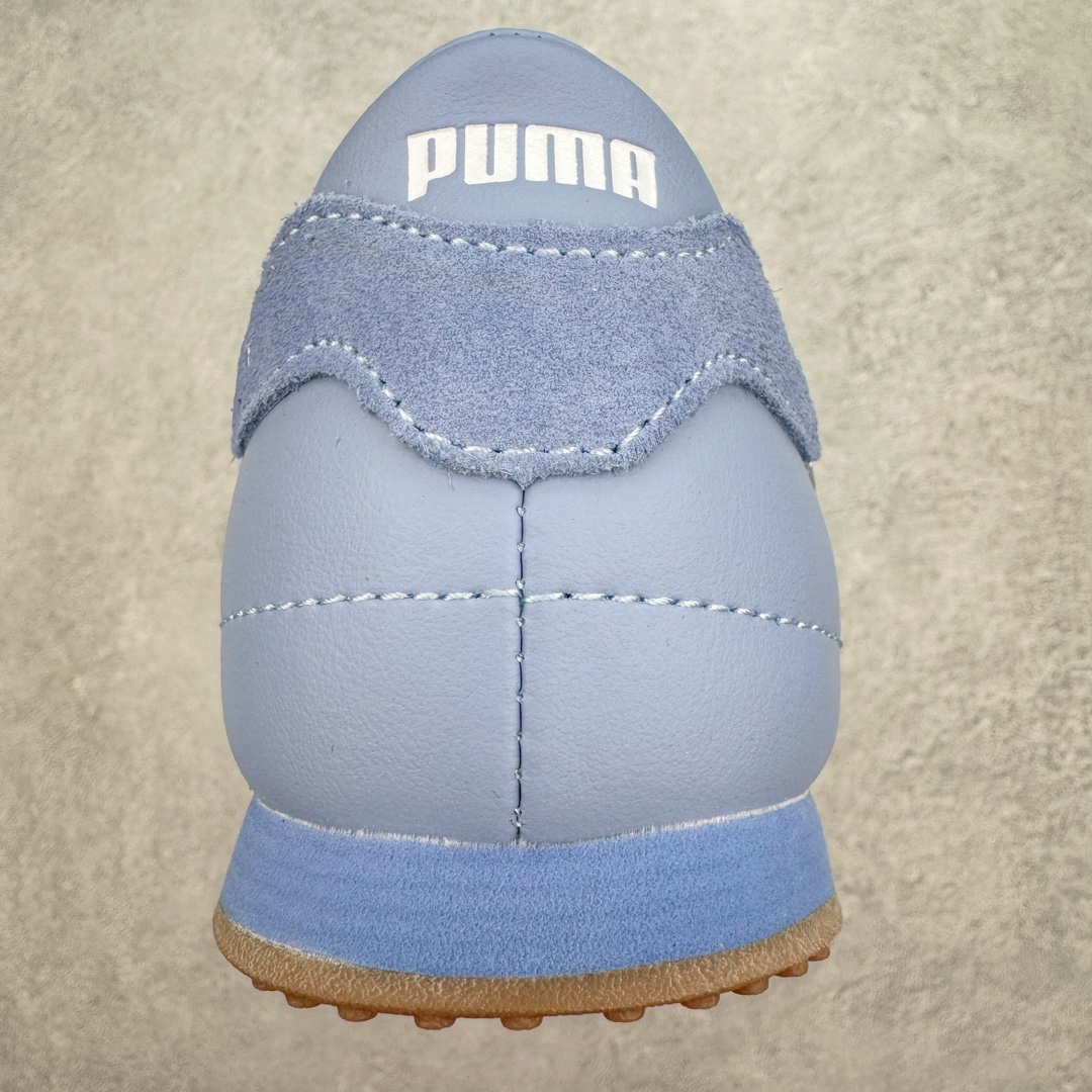 PUMA  Bella UT  彪马 圆头系带 二层绒面皮防滑耐磨 低筒 舒适时尚 赛车 跑步鞋 休闲鞋 波鞋 蓝色 402186-02