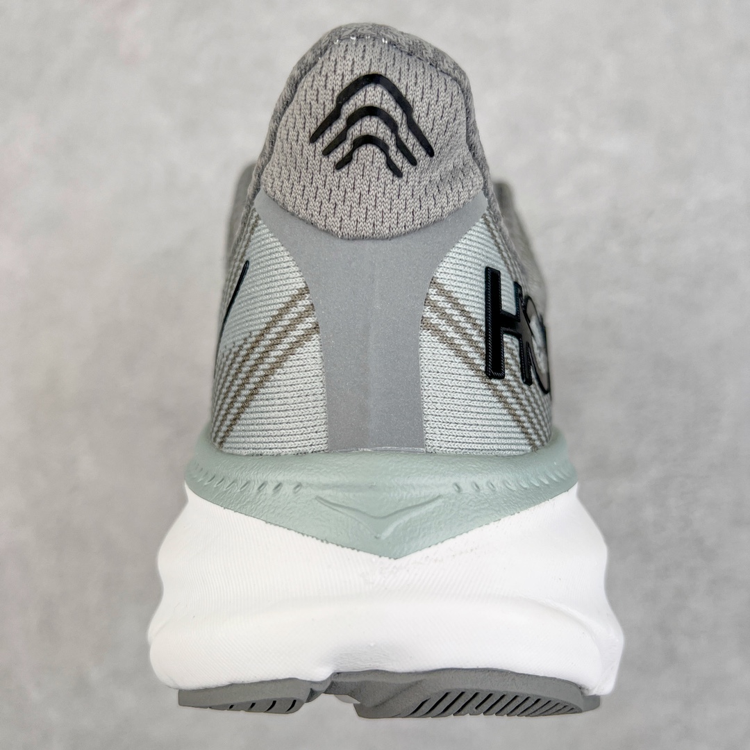  Hoka ONE ONE Clifton 9 低筒 舒适运动 防滑耐磨 透气跑步鞋 运动 波鞋  灰色 1132210-HMBC