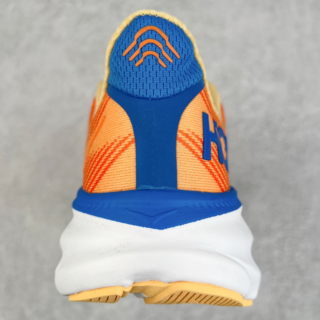  Hoka ONE ONE Clifton 9 低筒 舒适运动 防滑耐磨 透气跑步鞋 运动 波鞋  橘色 1127895-VOIM