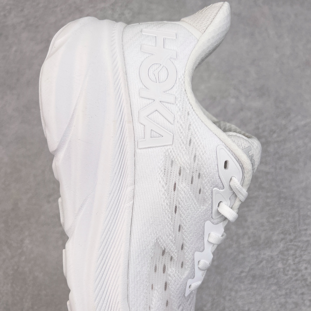  Hoka ONE ONE Clifton 9 低筒 舒适运动 防滑耐磨 透气跑步鞋 运动 波鞋  白色  1127895-WWH