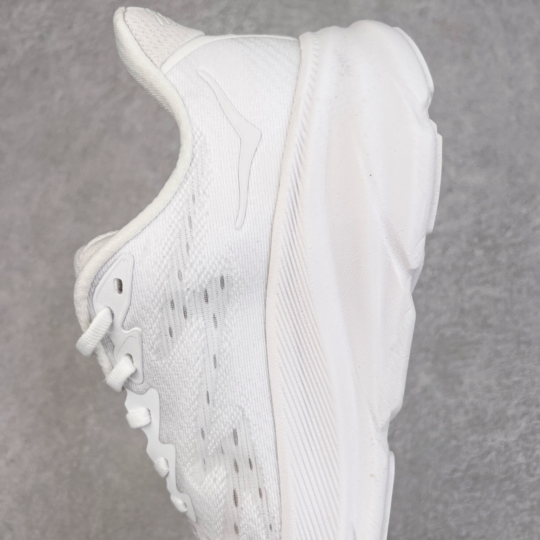  Hoka ONE ONE Clifton 9 低筒 舒适运动 防滑耐磨 透气跑步鞋 运动 波鞋  白色  1127895-WWH
