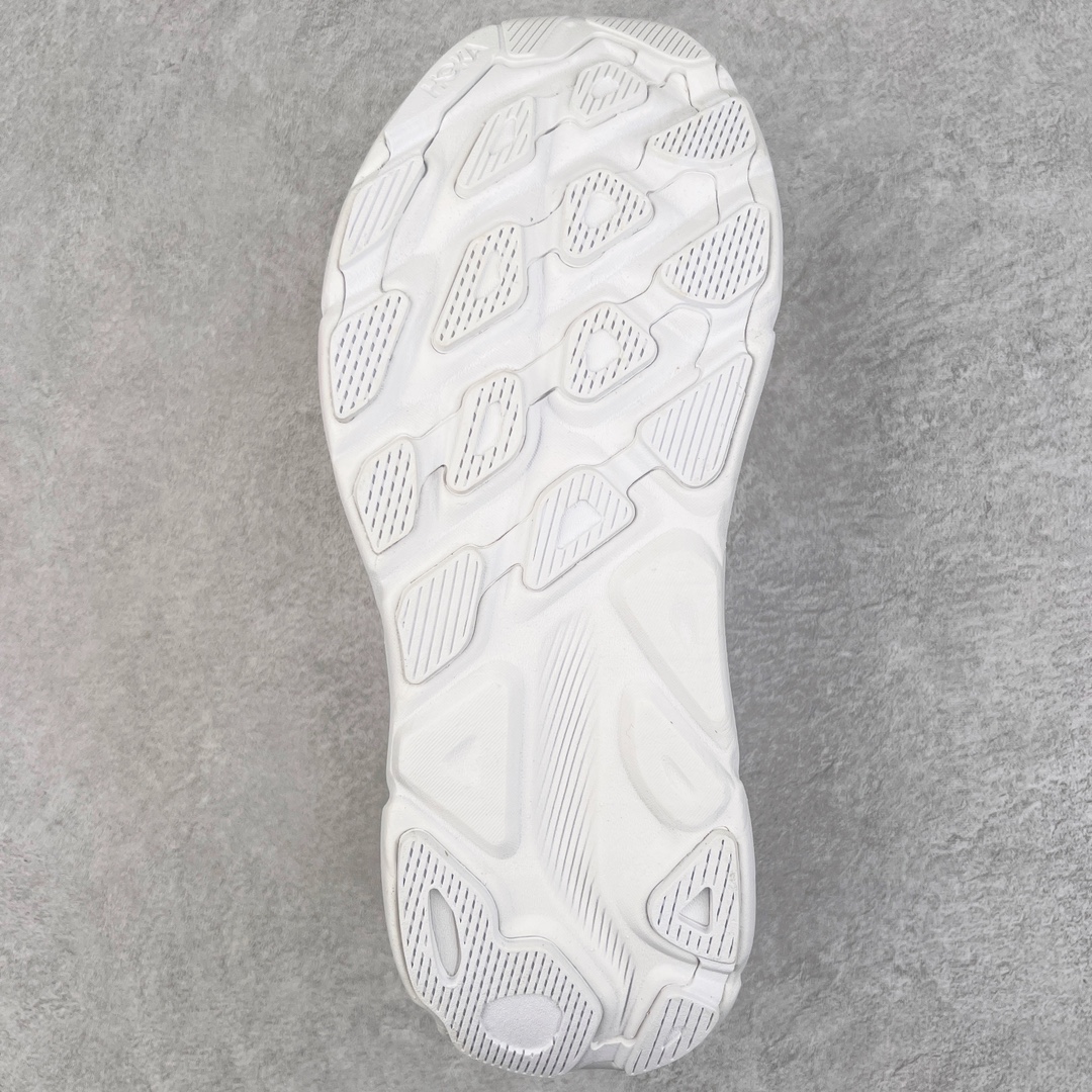  Hoka ONE ONE Clifton 9 低筒 舒适运动 防滑耐磨 透气跑步鞋 运动 波鞋  白色  1127895-WWH