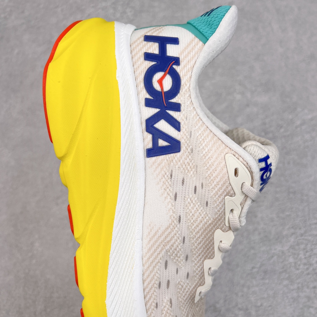 Hoka ONE ONE Clifton 9 低筒 舒适运动 防滑耐磨 透气跑步鞋 运动 波鞋  米黄