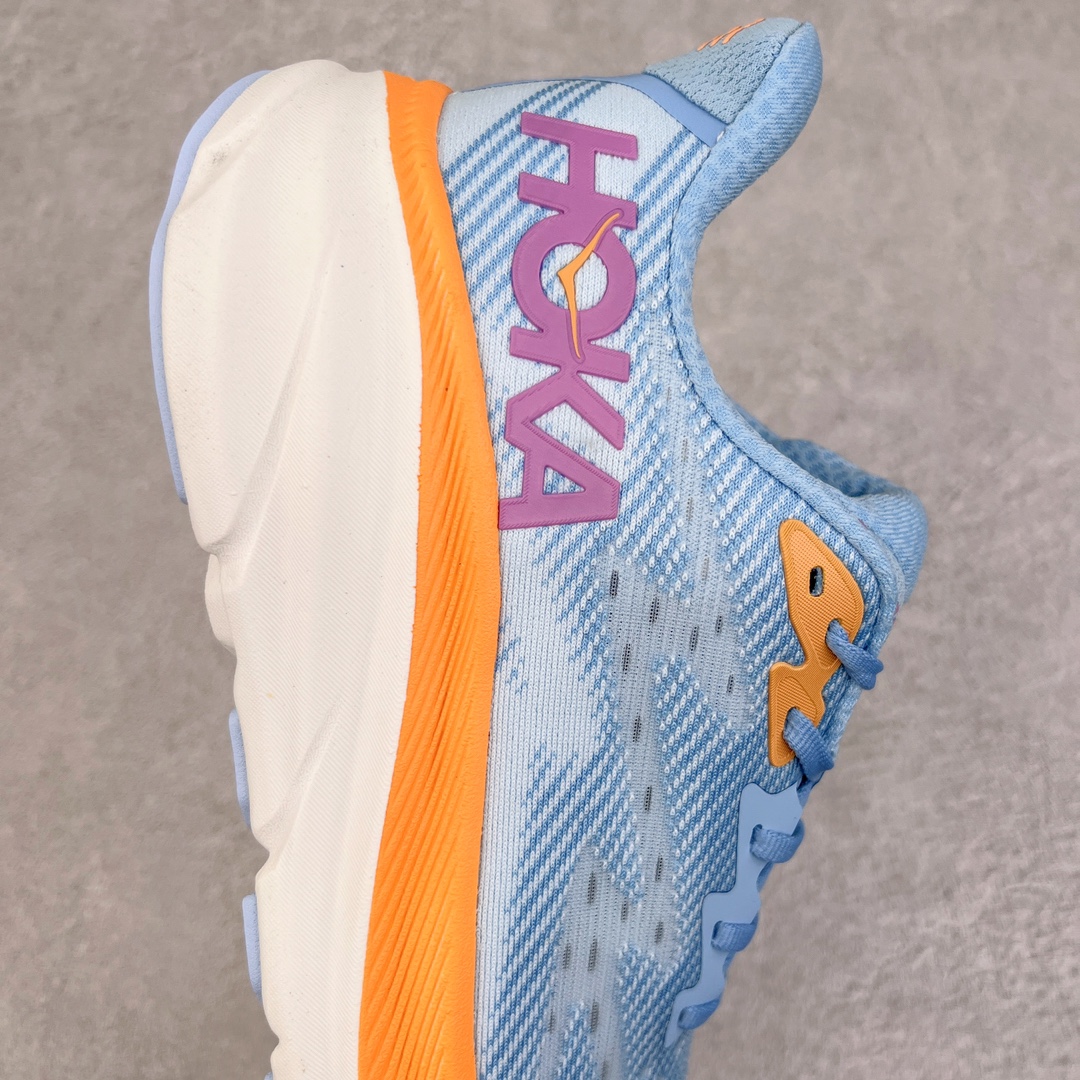  Hoka ONE ONE Clifton 9 低筒 舒适运动 防滑耐磨 透气跑步鞋 运动 波鞋 浅蓝