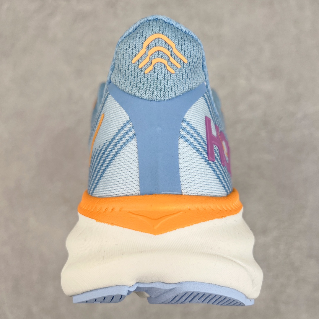  Hoka ONE ONE Clifton 9 低筒 舒适运动 防滑耐磨 透气跑步鞋 运动 波鞋 浅蓝