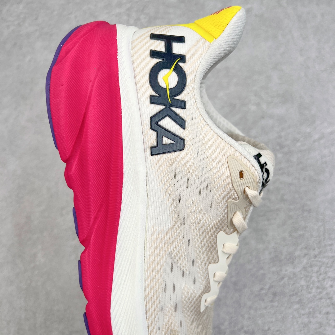  Hoka ONE ONE Clifton 9 低筒 舒适运动 防滑耐磨 透气跑步鞋 运动 波鞋 香槟白 1127895-EBDB