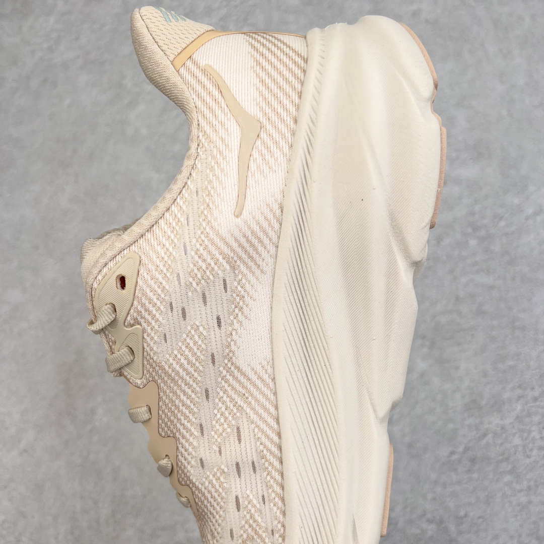 Hoka ONE ONE Clifton 9 低筒 舒适运动 防滑耐磨 透气跑步鞋 运动 波鞋 浅棕色 1127895-SSEG